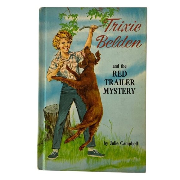 Trixie Belden and The Red Trailer Mystery Julie Campbell Hardcover Book #2 1965 - Picture 1 of 7